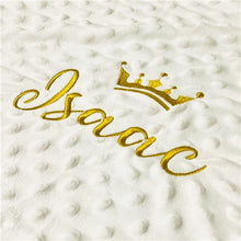 Load image into Gallery viewer, Personalised Newborn Baby Blanket
